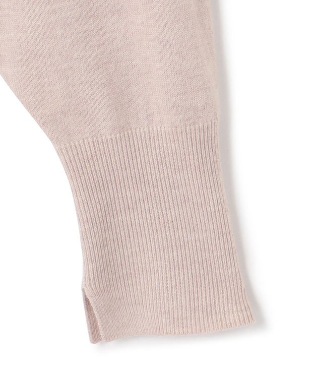 23区 セミウーステッド ハイネック ニット ベージュ系