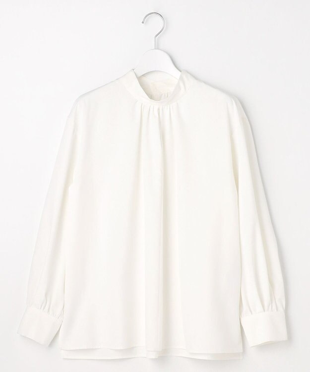 ANY SIS L 【2WAY】リボンギャザー ブラウス ホワイト系
