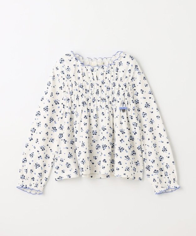 組曲 KIDS 【110-140cm】シャーリングブラウス Tシャツ フラワーブーケ系5