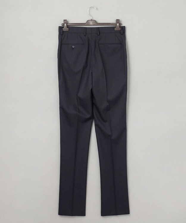 GOTAIRIKU 【御幸毛織】Superio160 ウールカシミヤ スーツ（ブラックストライプ） ブラック系8