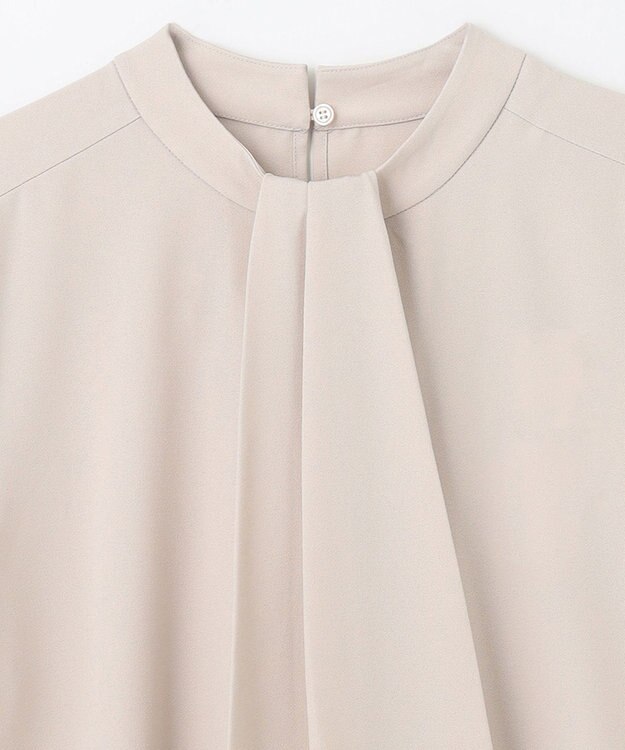 ANY 【洗濯機可能】プリントブラウス エクリュ