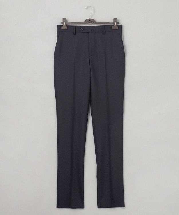 GOTAIRIKU 【御幸毛織】Superio160 ウールカシミヤ スーツ（ブラックストライプ） ブラック系8