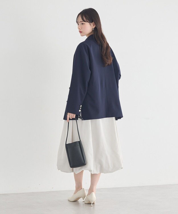 earth music&ecology ダブルジャケット Dark Navy