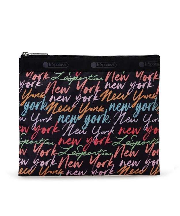 LeSportsac DELUXE EVERYDAY BAG/NYCスクリプトブラック NYCスクリプトブラック