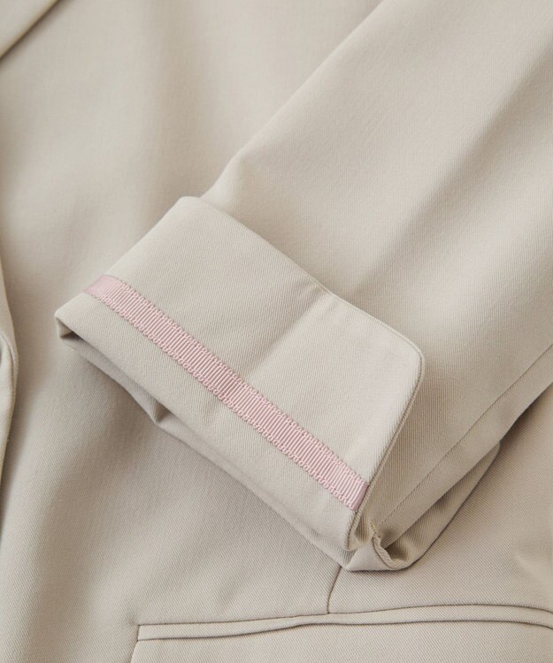 earth music&ecology ダブルテーラードジャケット ベージュ