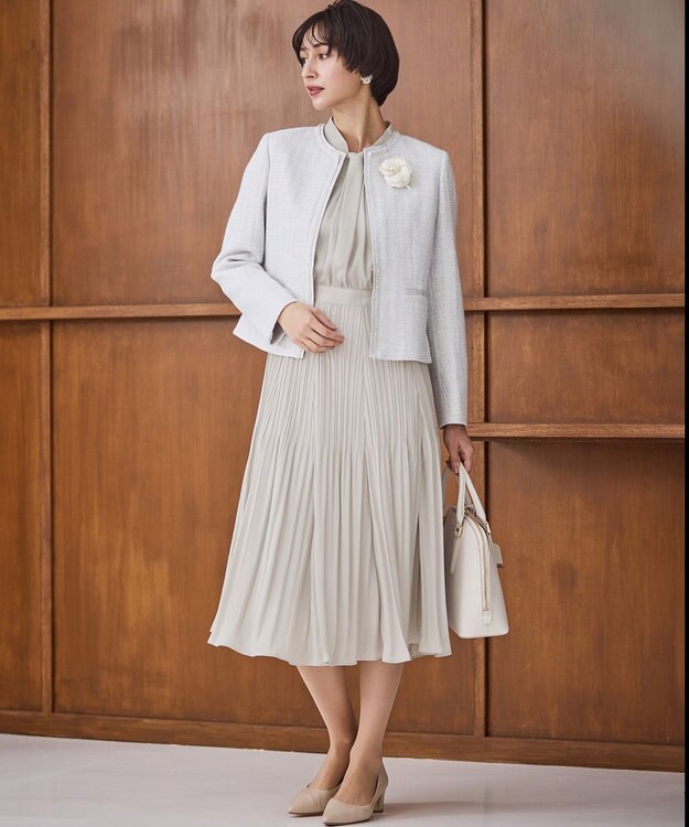 23区 パールビジュー イヤリング ゴールド系