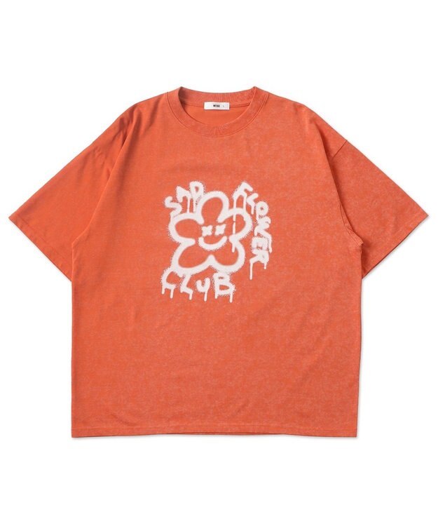 WEGO 【ユニセックス着用ITEM】スノーダイグラフィックT オレンジ