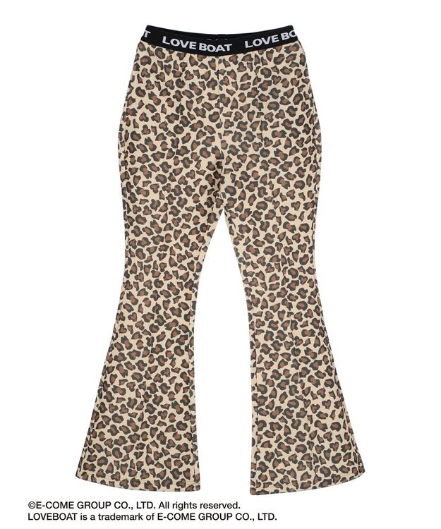 Green Parks ■別注　ＬＯＶＥ　ＢＯＡＴ　フレアパンツ Leopard