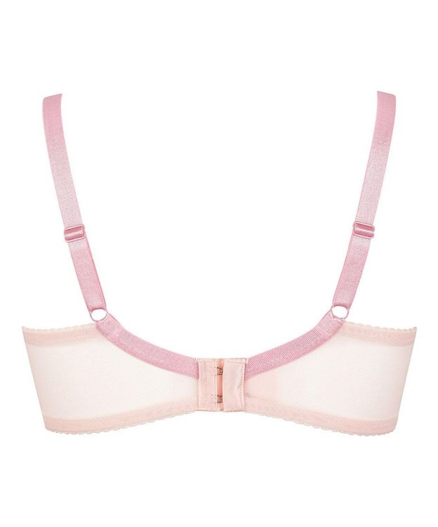WACOAL 【リボンブラ】 【脇すっきり】 ブラジャー 脇高設計 着やせシルエット 動いても谷間をキープ ペアショーツあり レディース BRB413 /ワコール ピンク