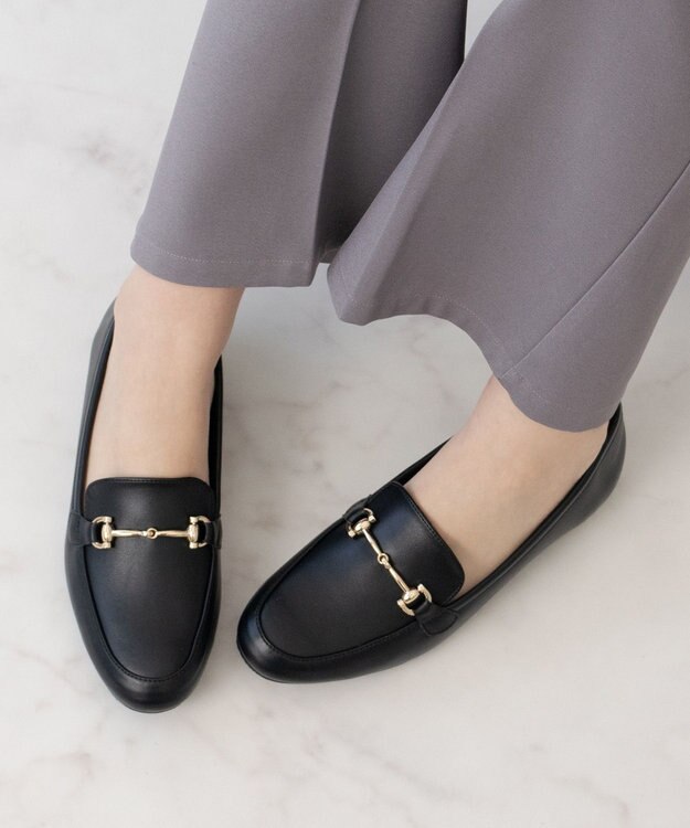 Bridget Birkin 【Bridget Birkin】ソフトビットレインローファー ブラック