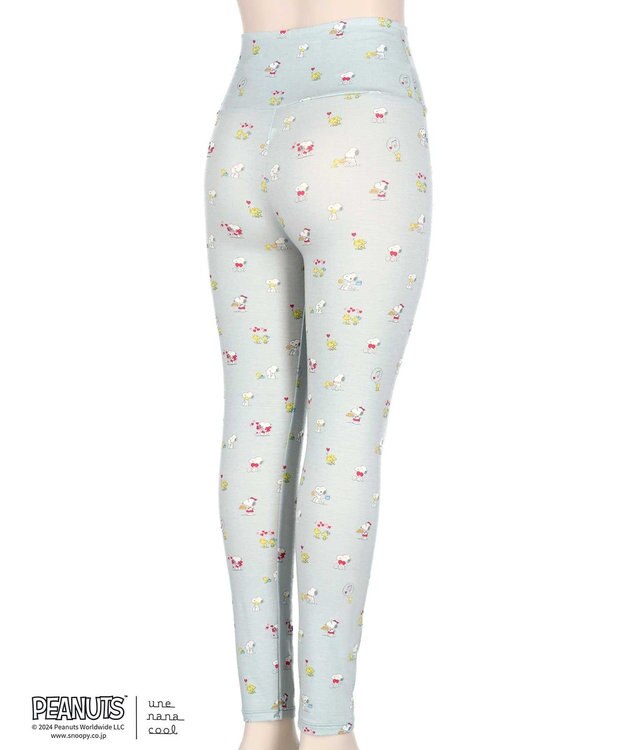 une nana cool 【スヌーピー】PEANUTS × une nana cool ハラマキ付きレギンス SNOOPY GY