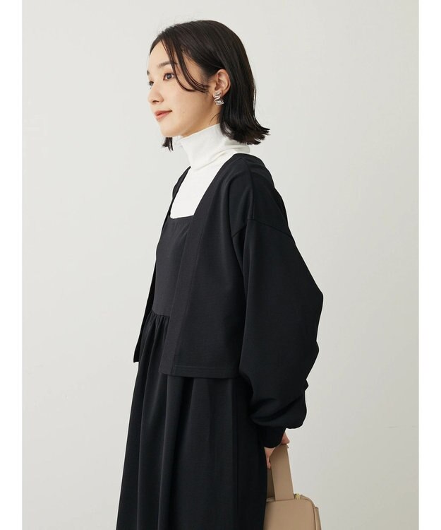 Green Parks ＳＥＴ２点　カーディガン＋ワンピース Black
