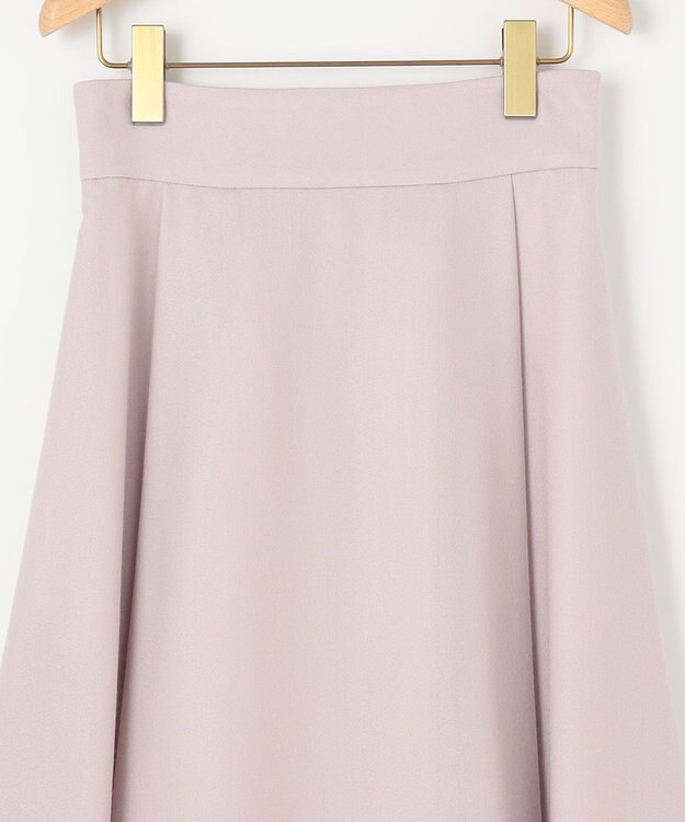 組曲 【WEB一部店舗限定】ウールジョーゼット フレアスカート ローズ系