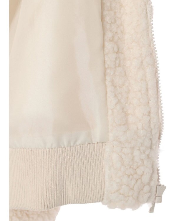 Green Parks ・Ｄｏｕｂｌｅ　Ｆｌａｇｓ　　ボアブルゾン Ivory