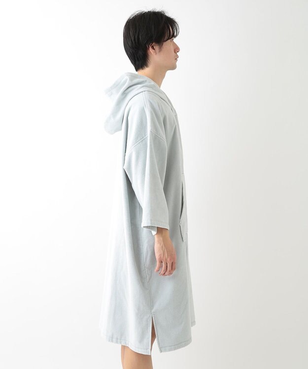 UCHINO エアリータッチ ポケット付サウナポンチョ グリーン