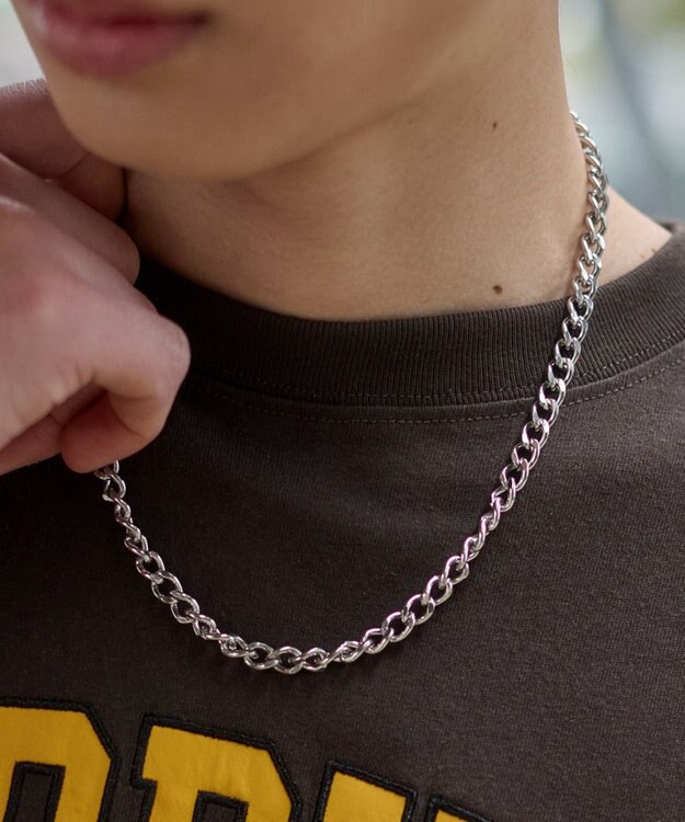 WEGO 【ユニセックス着用ITEM】アクセ付きグラフィックT（SS） ブラウン