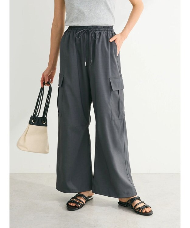 Green Parks ドロストカーゴパンツ Charcoal Gray