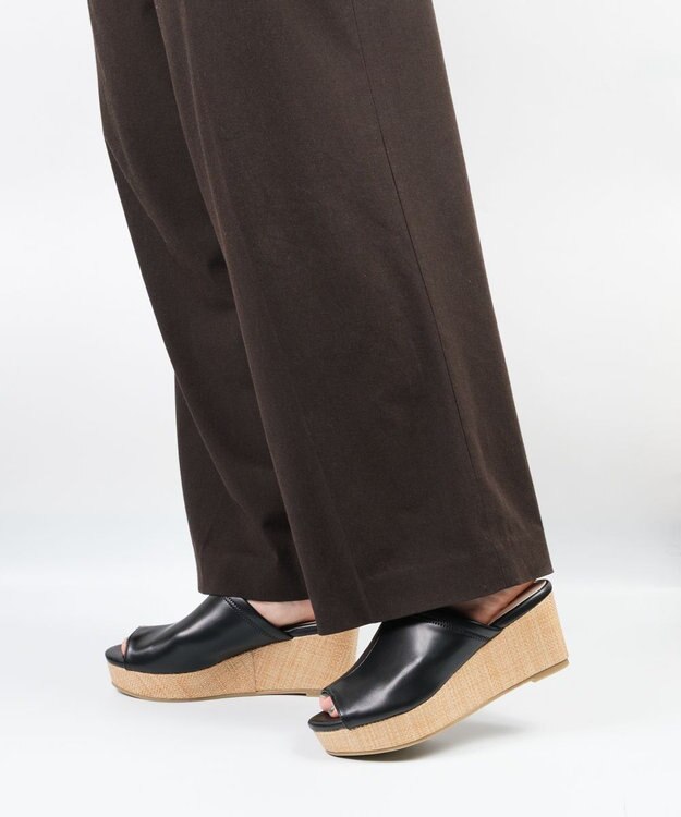 BONTRE 【pied du lapan/ピエドラパン】ストレッチミュールサンダル/50755ZI ブラック