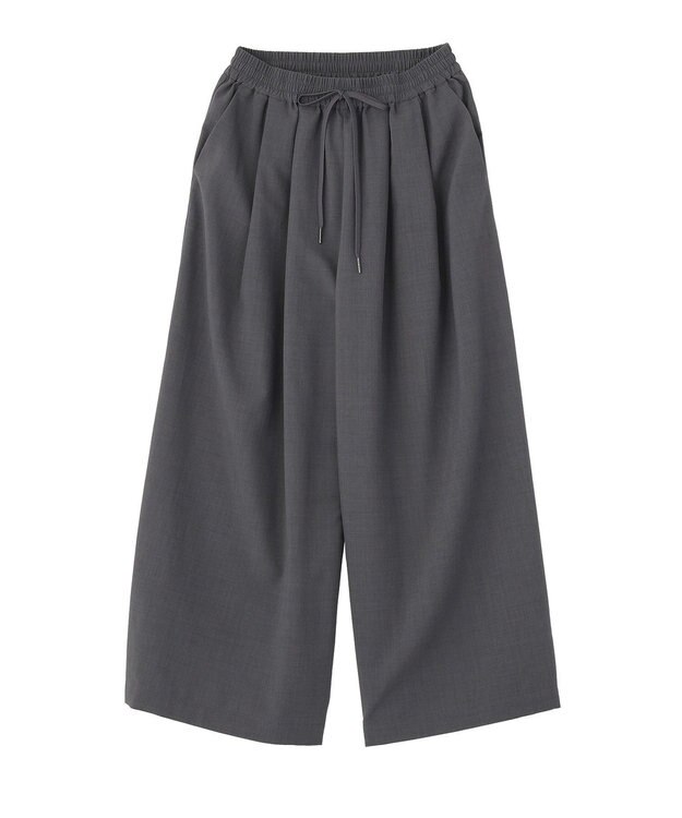 AMERICAN HOLIC 【マルチ機能】ドライタッチワイドパンツ Gray Mixture