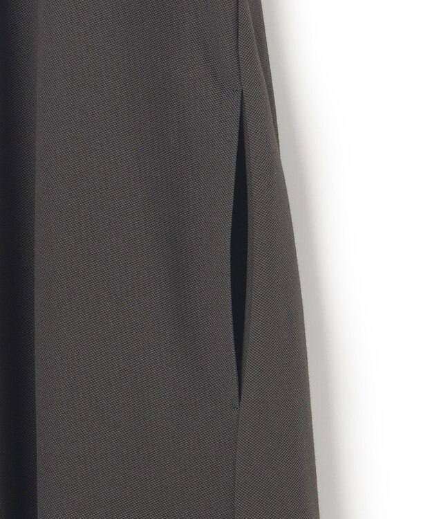 23区 S 【洗える】ライトピケジャージー フレア ワンピース グレー系