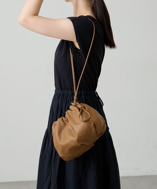 russet レザーキーリング(CE-1455) Brown