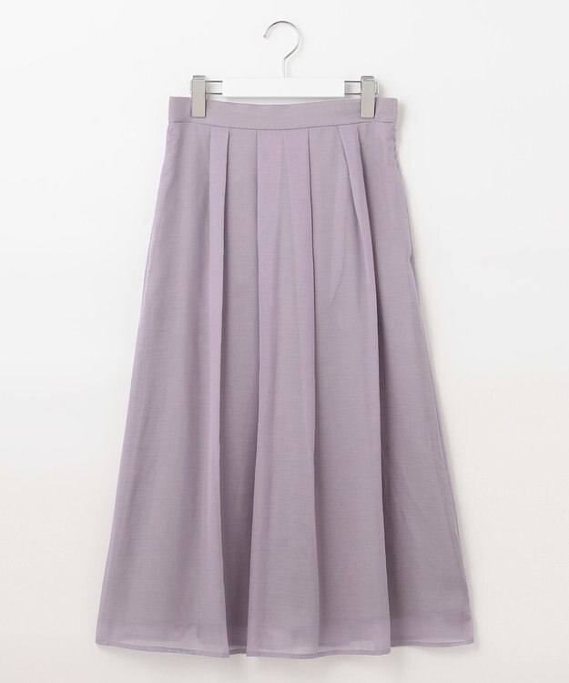 J.PRESS LADIES 【WEB限定カラーあり・洗える】 ブライトスパンボイル スカート ふじ色系