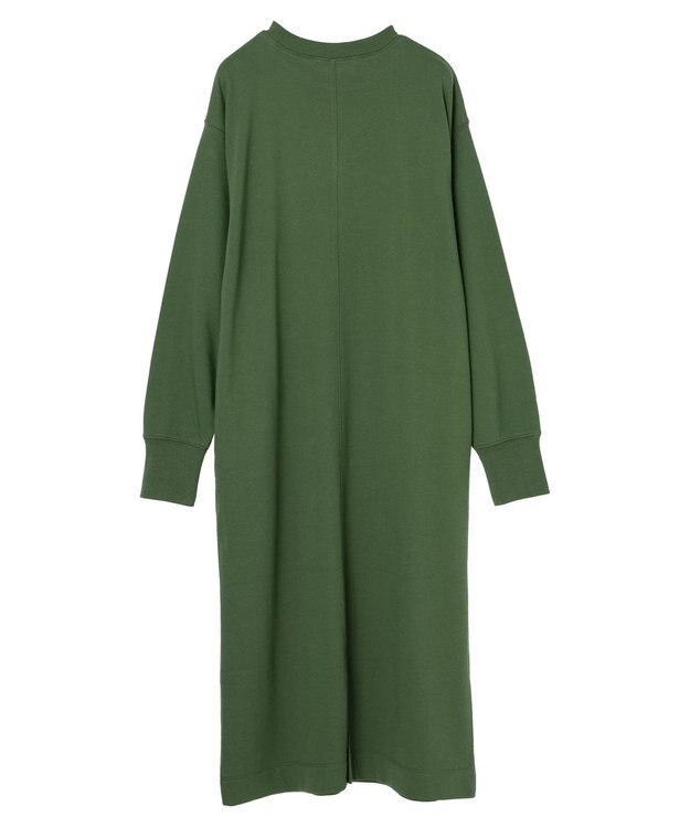 Green Parks ミニ裏毛ワンピース Green