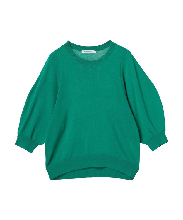 AMERICAN HOLIC ドルマンハイゲージニットプルオーバー Green