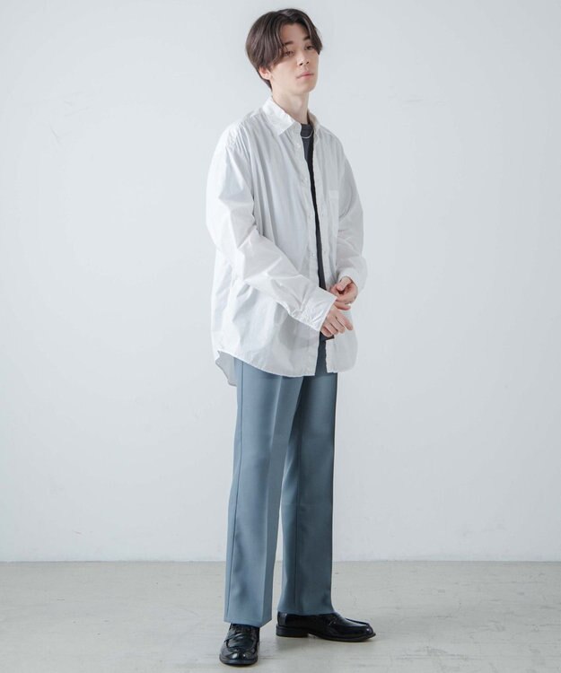 WEGO イージーケア　フレアスラックス ブルー