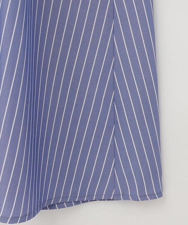 ANY 【UVケア・接触冷感・吸水速乾】ラク映え スキッパーワンピース ブルー系