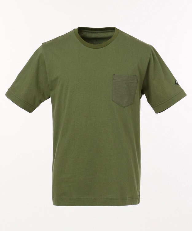 JOSEPH ABBOUD MOUNTAIN JC天竺Ｘドットエアー Tシャツ カーキ系