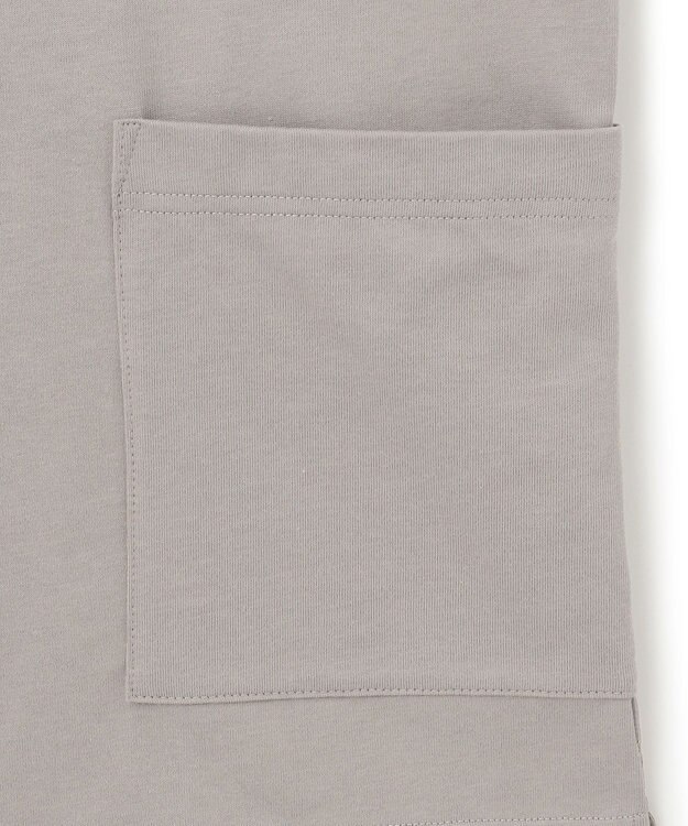 J.PRESS YORK STREET 【UNISEX】ワンポイント腰ポケットTシャツ ベージュ系