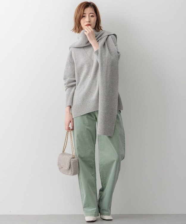 23区 1粒パール ラリエット ネックレス シルバー系