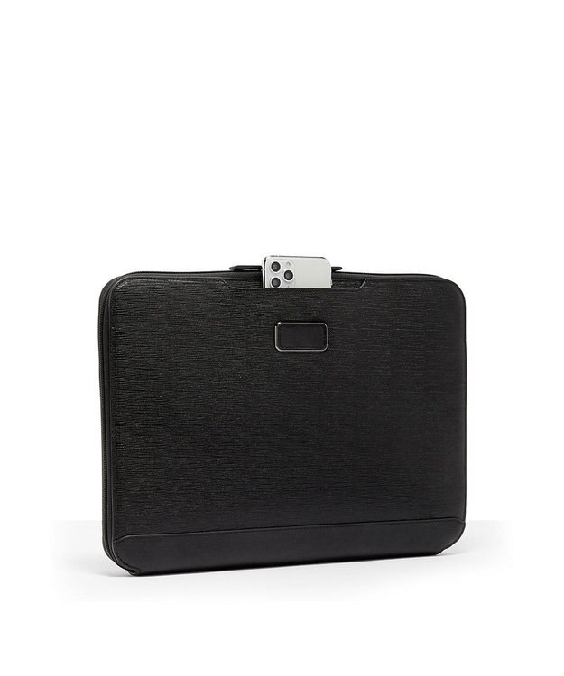 TUMI ビジネスバッグ メンズ  NASSAU SLG ラップトップ・ポートフォリオ BLACK EMBOSSED