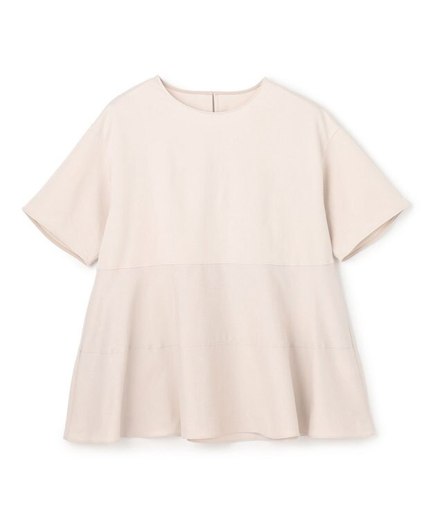 UNFILO 【VERY掲載】BEAUTY FORM-T コンビティアード Ｔシャツ グレージュ