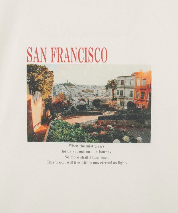 AMERICAN HOLIC SANFRANCISCO ロゴ＆フォトTシャツ Oatmeal
