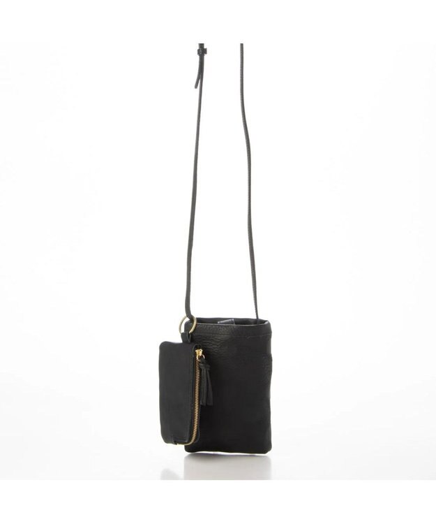 UNBILLION perche フラグメントケース付きモバイルショルダー ブラックドット