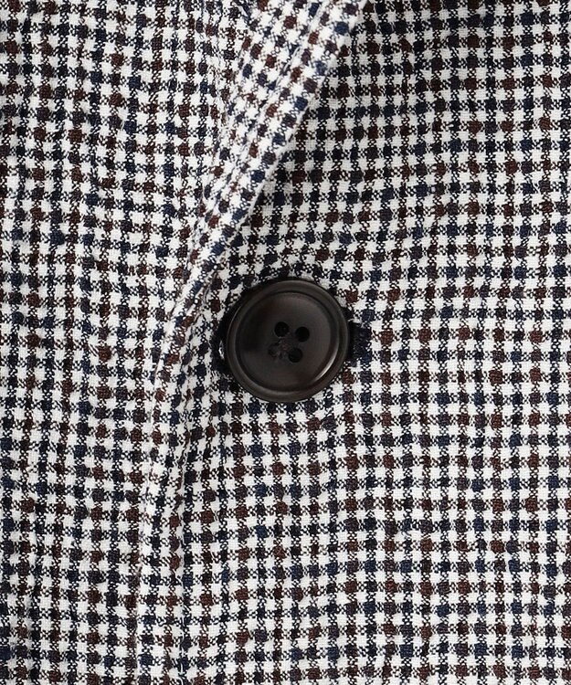 J.PRESS MEN 【SHACKET】ストレッチリネンサッカー ジャケット ブラウン系3