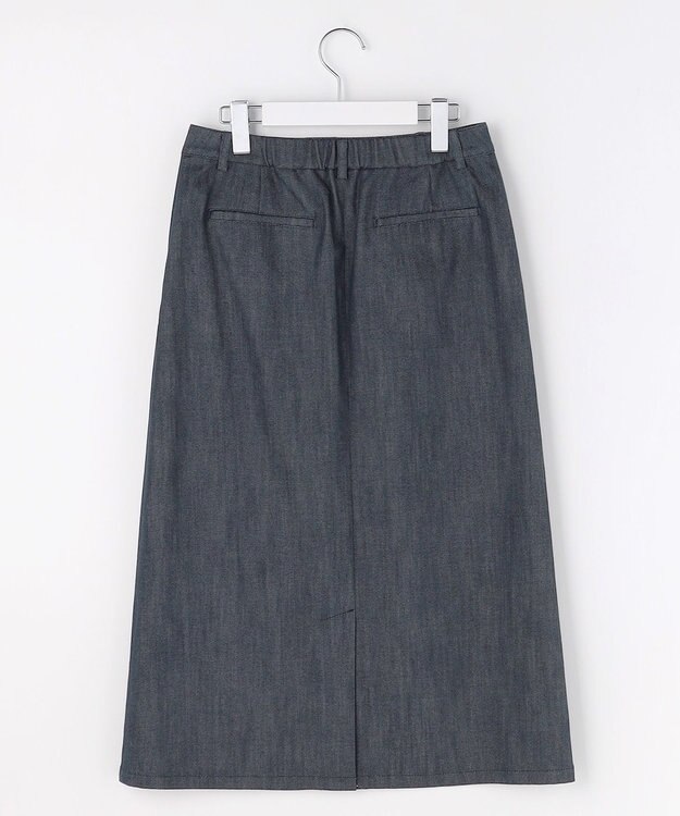 J.PRESS LADIES S 【WEB限定】セルロースシャンブレー ナロー スカート 【WEB限定】ネイビー系