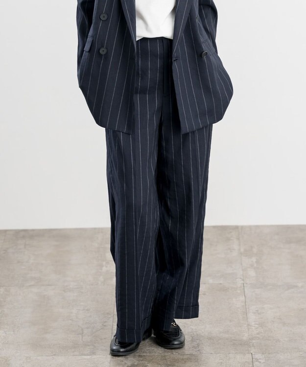 ONWARD Reuse Park 【uncrave】パンツ春夏 ネイビー