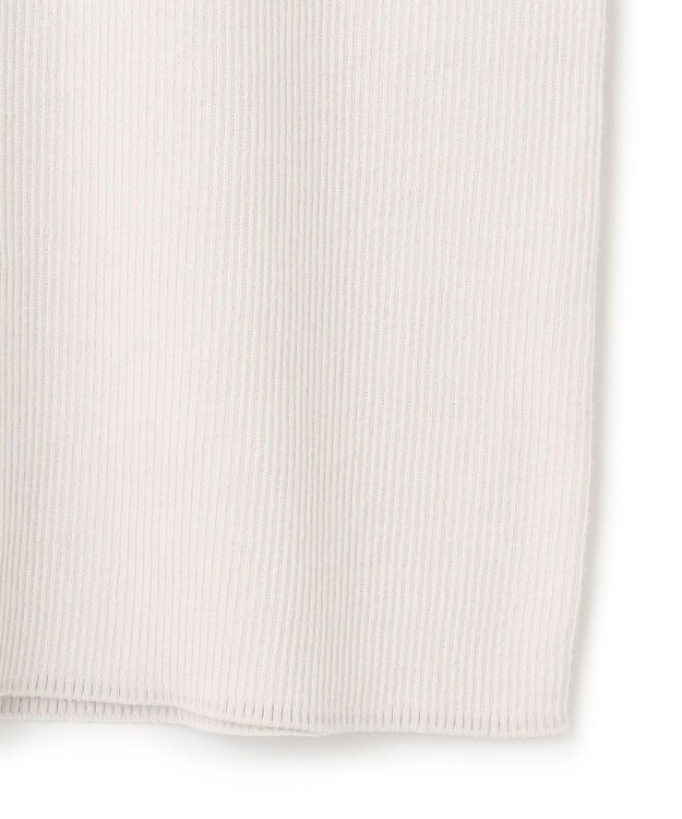 23区 S 【洗える】スムージーコットン シアーリブ ニット ベージュ系