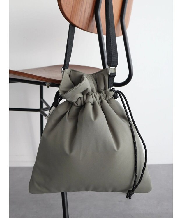 CRAFT STANDARD BOUTIQUE ボンディングパフ巾着ショルダーバッグ Khaki