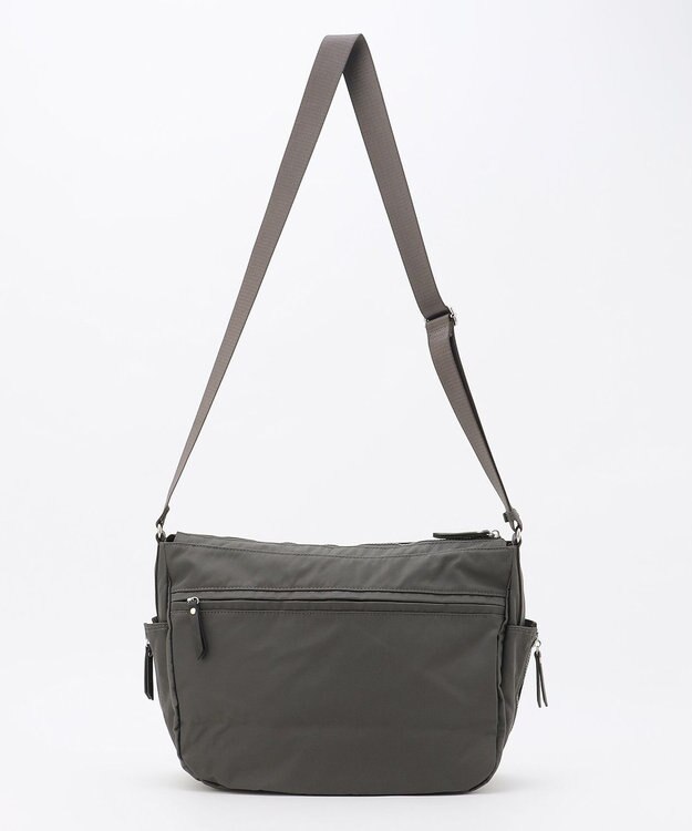 LA BAGAGERIE 【MONICA】サイドジップショルダーバッグ ダークグレー