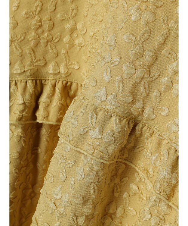 Green Parks ・Ｐｅｔｉｔ　Ｆｌｅｕｒフラワージャカードキャミワンピ Yellow