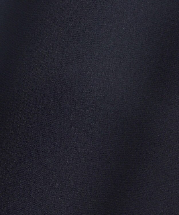 23区 L 【Lサイズ限定/吸水速乾/UVカット/接触冷感/】ストレッチジョーゼット 半袖ワンピース ネイビー系