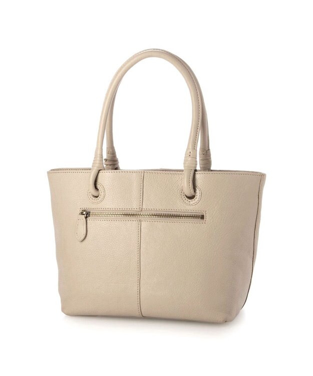 UNBILLION アトランタ ATLANTA / 牛革ハトメあおりトートS グレージュ