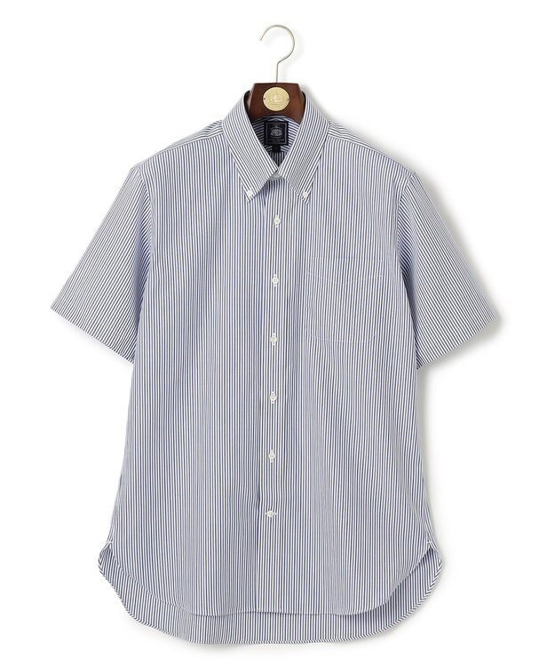 J.PRESS MEN 【WEB・一部店舗限定】オルタネートストライプ 半袖シャツ/B.D ブルー系1