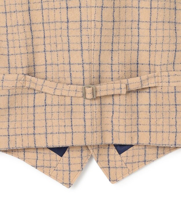 J.PRESS MEN 【J.PRESS ORIGINALS】Boil Random Window Pen Over Odd Vest / Japan Made ベージュ系4