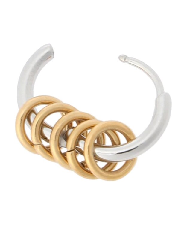 Green Parks ・ＨＡＬＦ　ＴＩＭＥ　サージカルリングラウンドピアス Silver