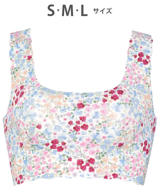 WACOAL 【GOCOCi ゴコチ】 ノンワイヤー ハーフトップ まるでつけていないような着ごこち フラット仕上げ ホックなし ブラトップ レディース CGG534 /ワコール ストロベリー